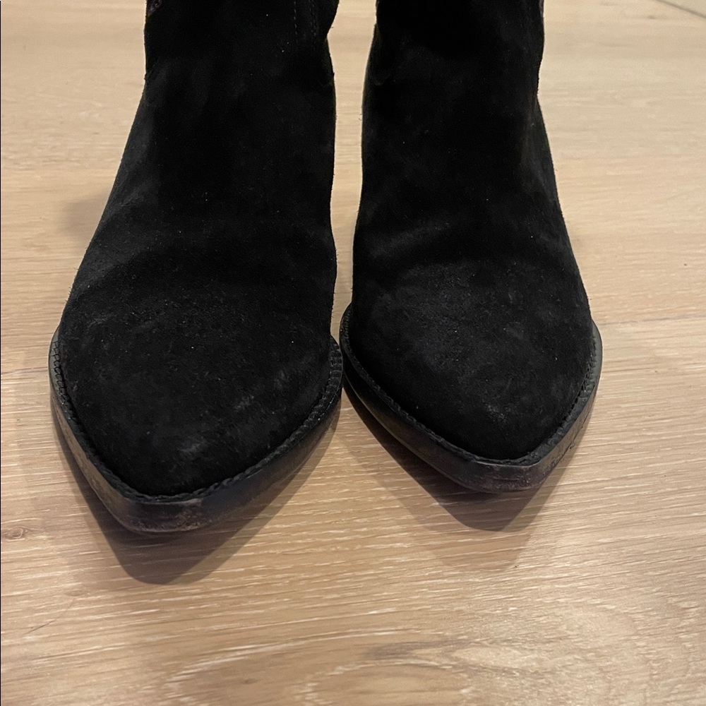 Isabel Marant Embroidered Black Western Boots - Picture 10 of 11